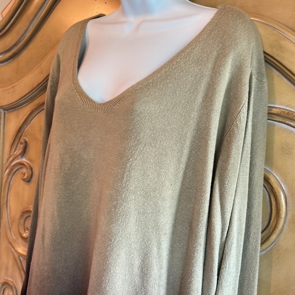 24/7 Denim brown ombré sweater - Picture 3 of 10